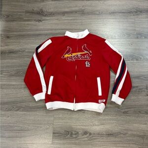 Stitches Red and White Athletic Jacket